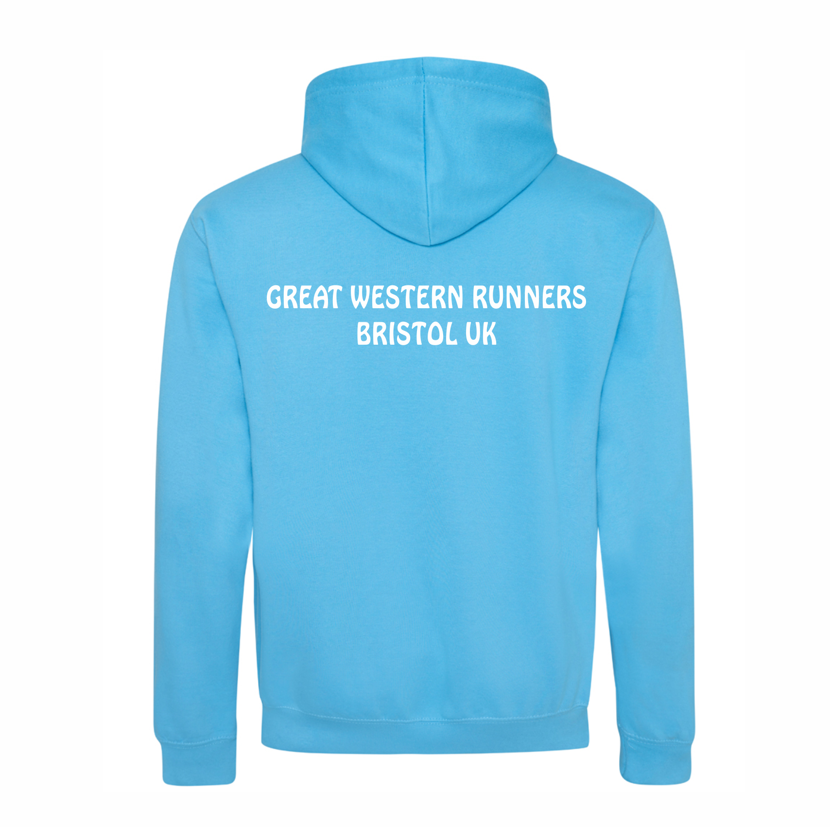 Contrast Hoodie Back
